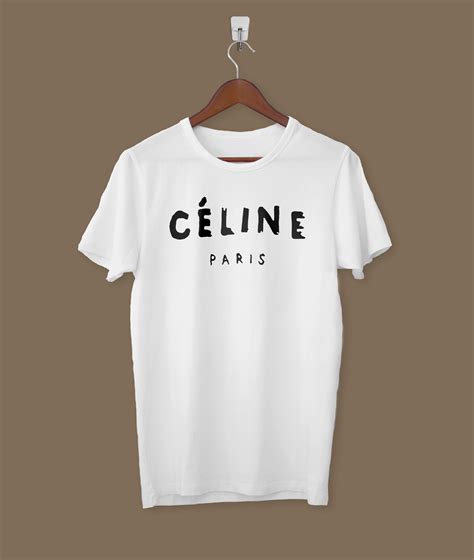 buy celine paris t shirt original|celine graphic tee.